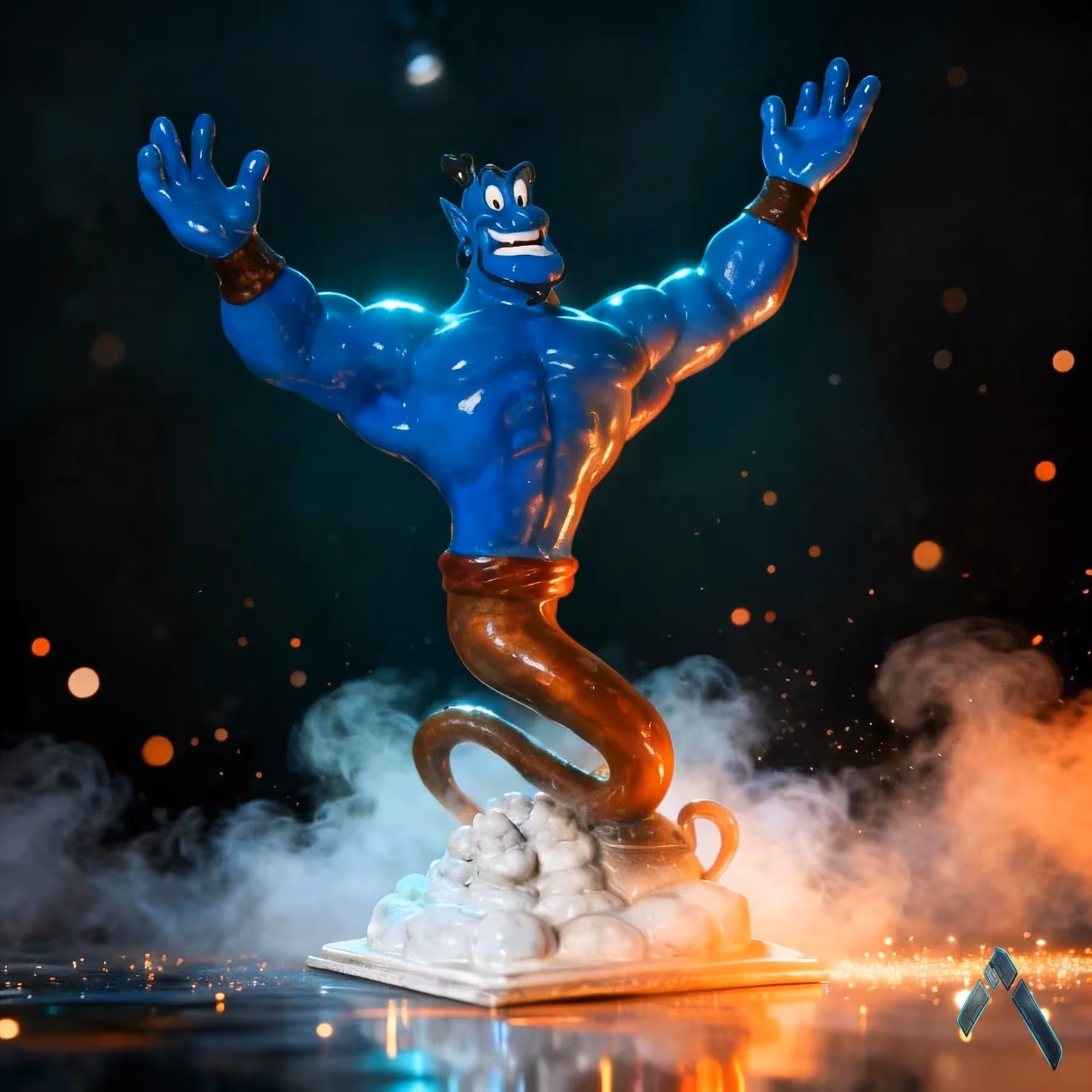 Genie Aladdin Figurine  image 1