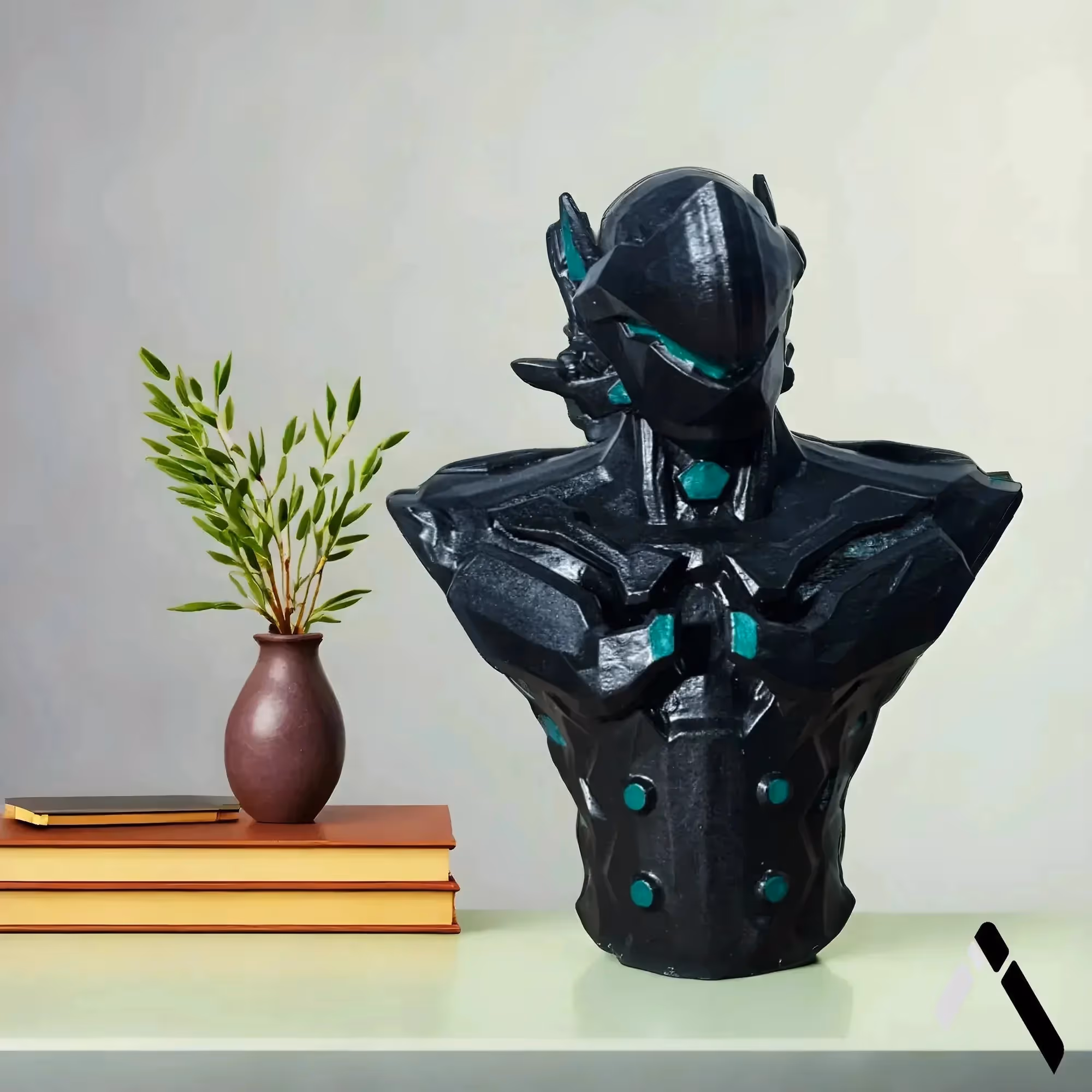 Genji Overwatch Bust  image 1