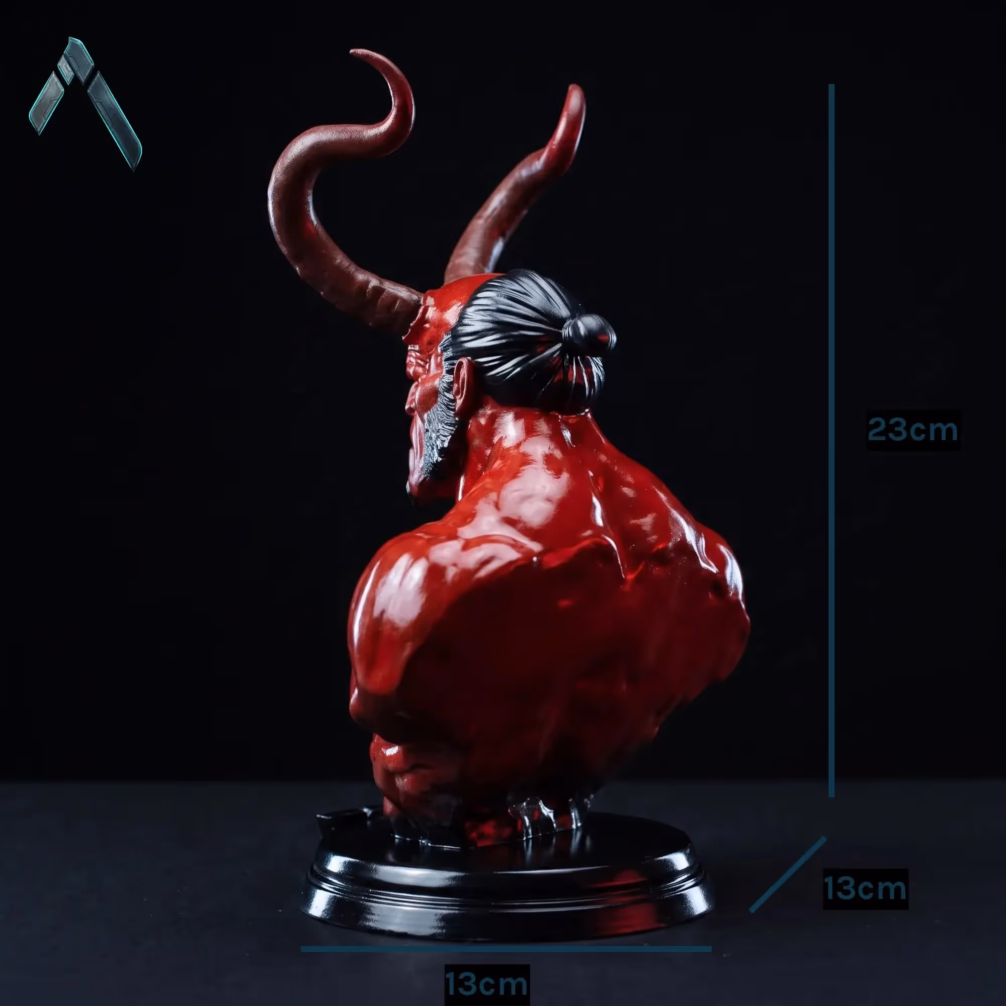 Hellboy Bust Sculpture image 3