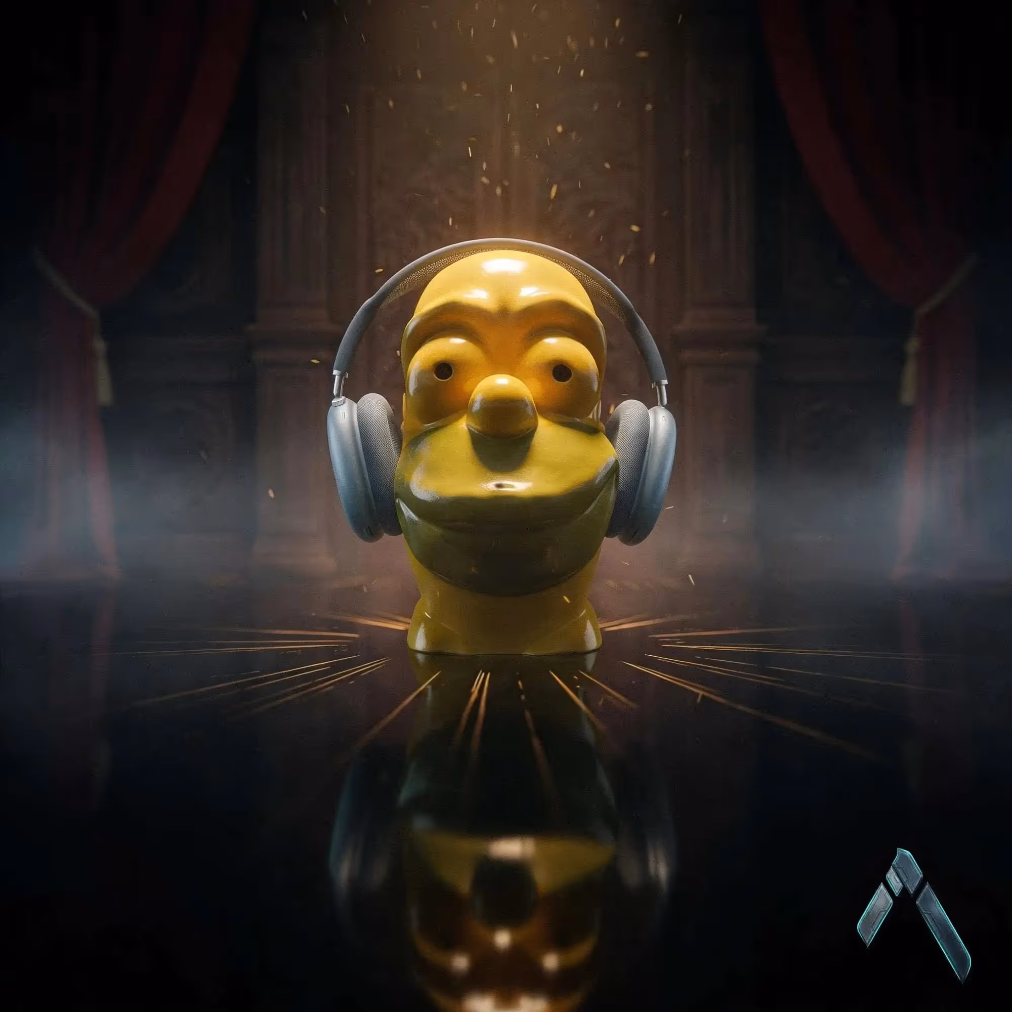 Homer Simpson Head Sculpture  image 1