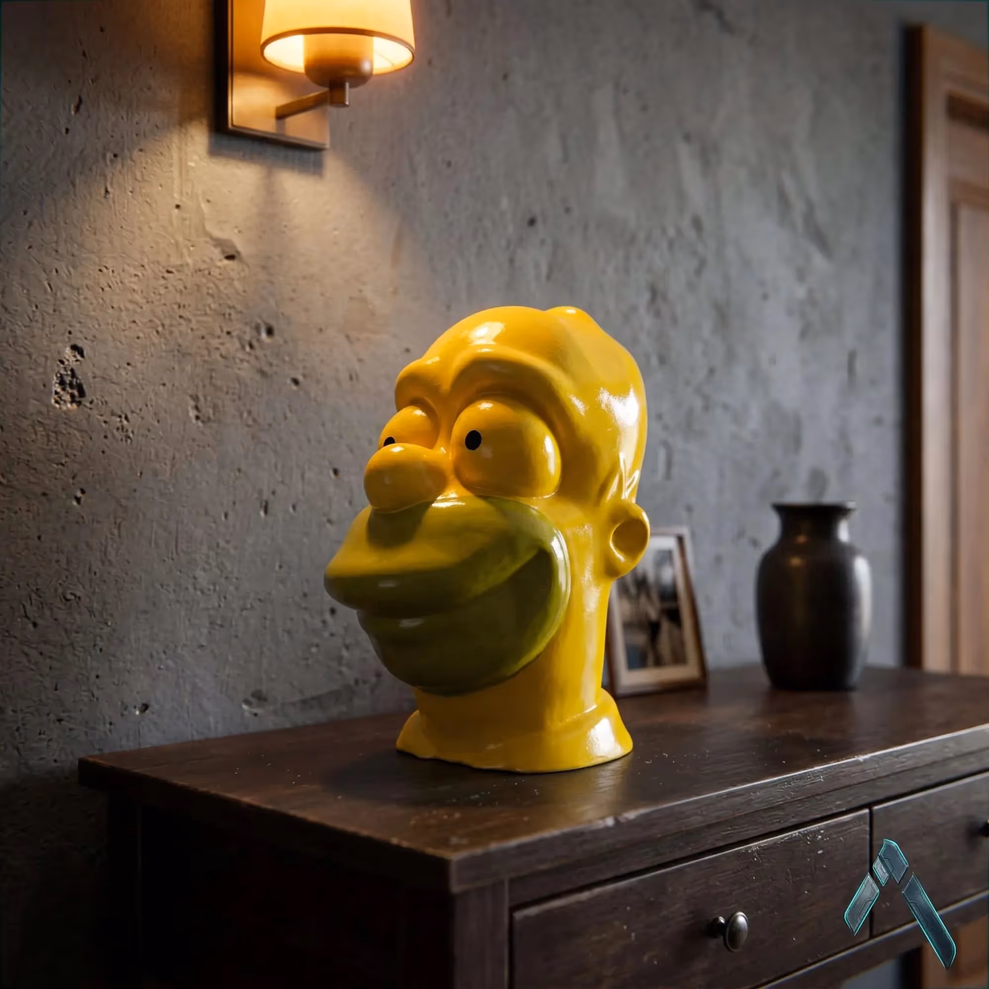 Homer Simpson Head Sculpture image 2