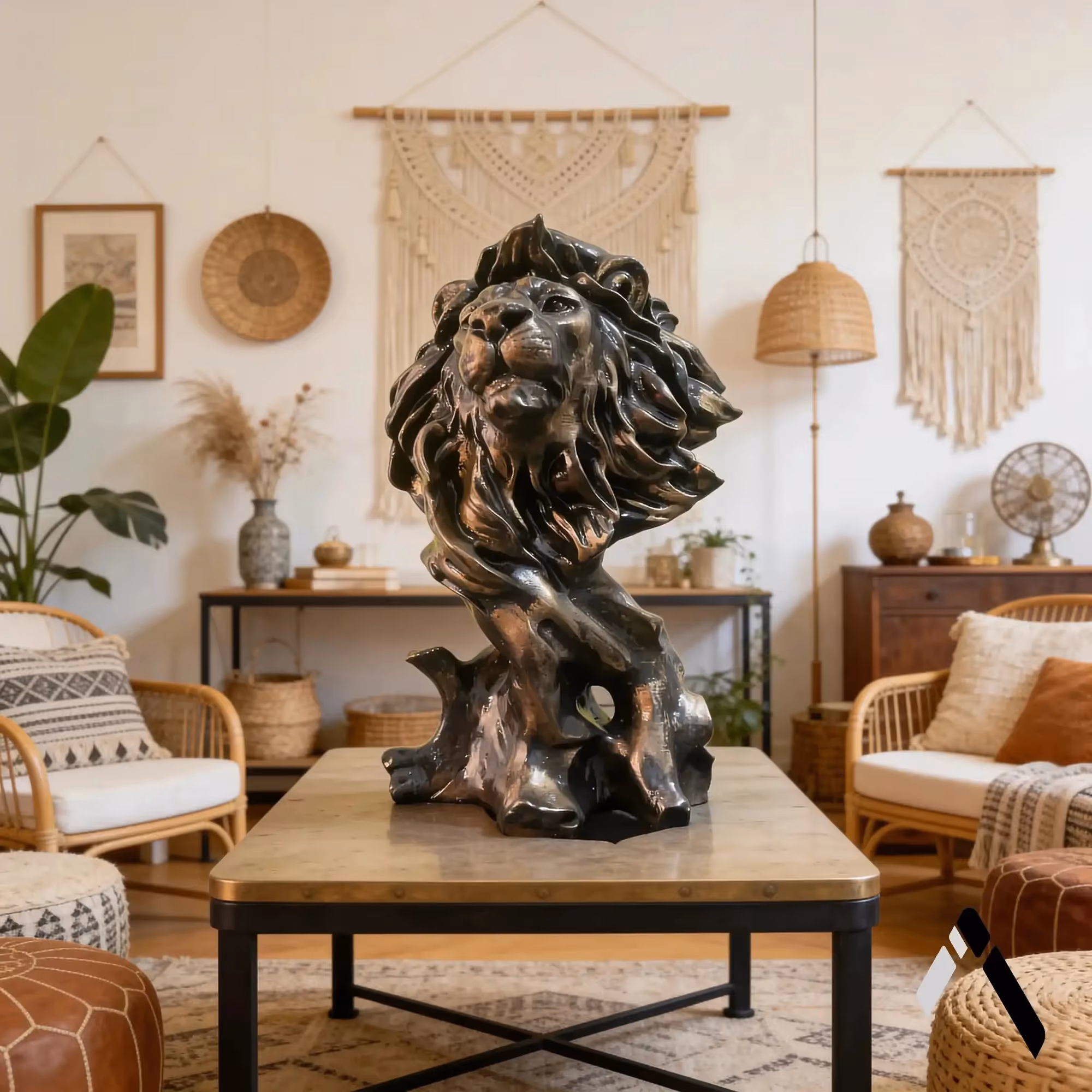 Lion King Bronze Sculpture  image 1