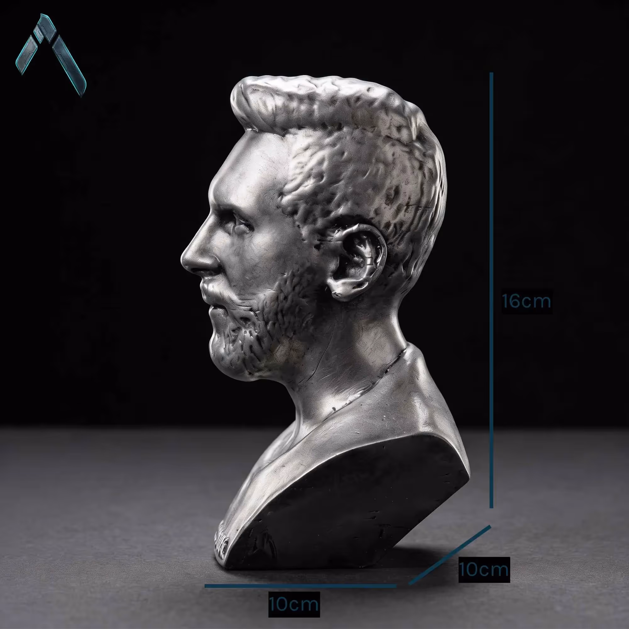 Lionel Messi Bust Sculpture  image 4