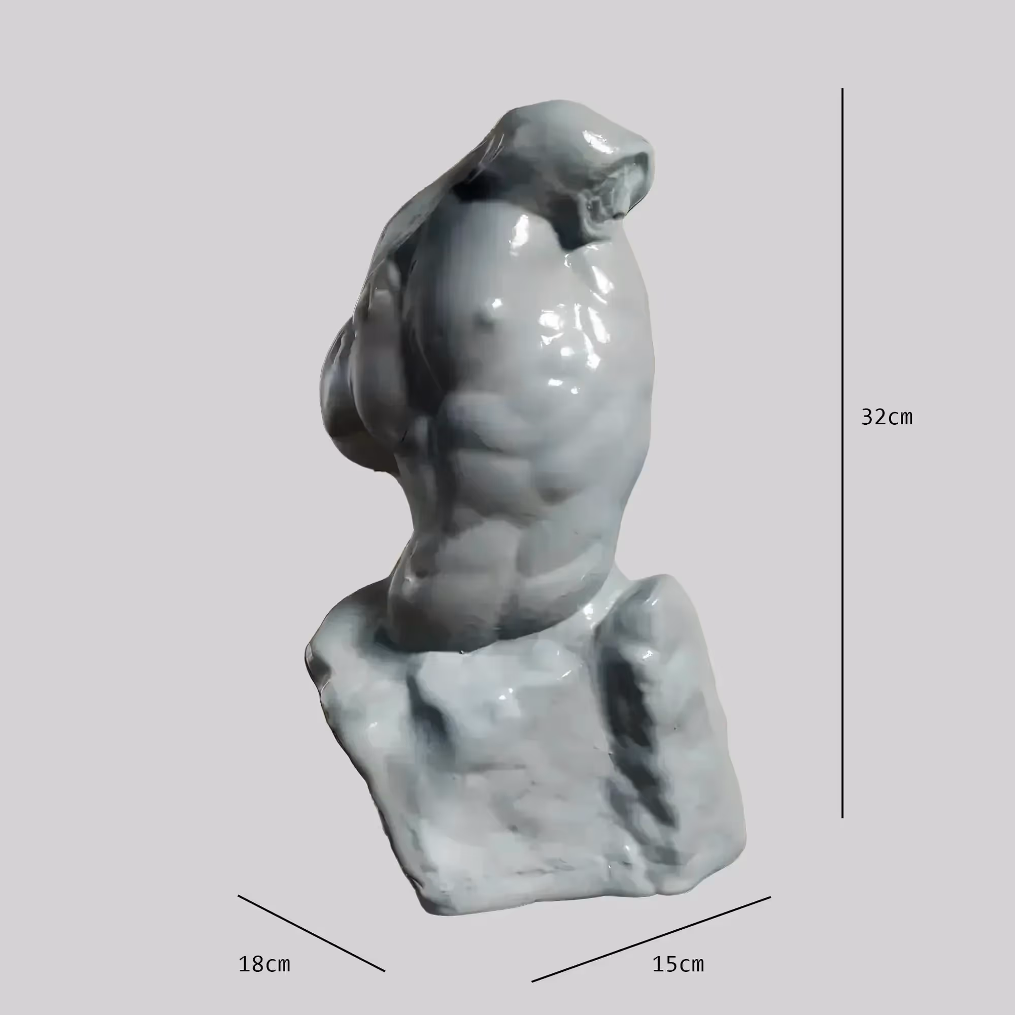 Male Torso Classical Sculpture  image 5
