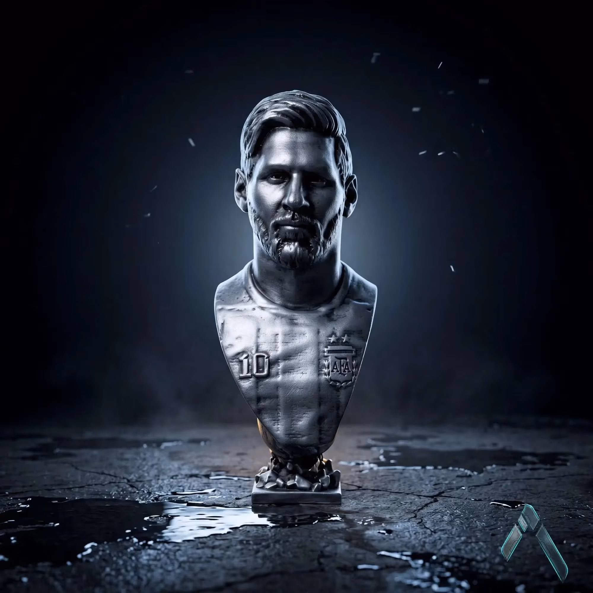Messi Argentina Jersey Bust  image 1