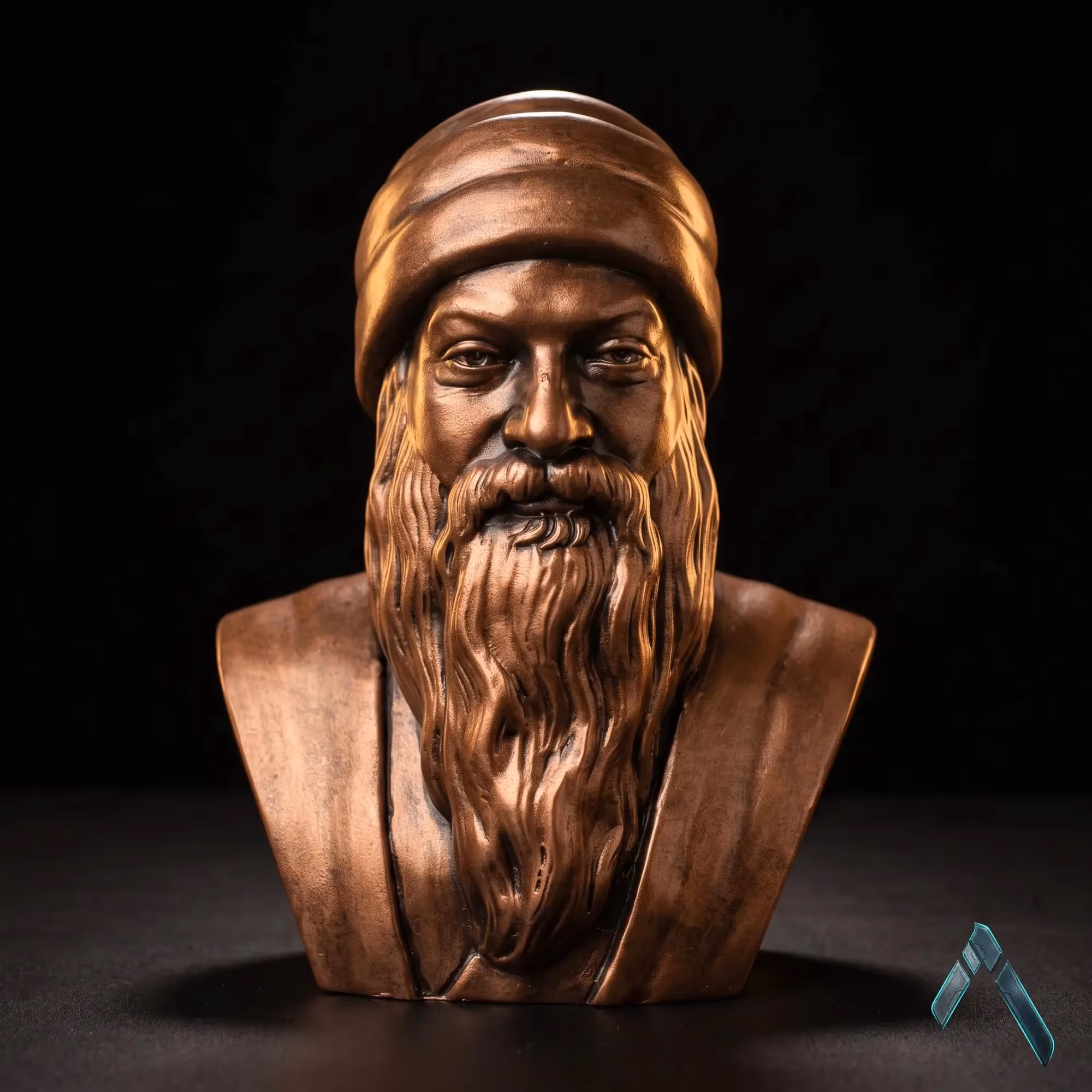 Osho Bust Sculpture  image 1