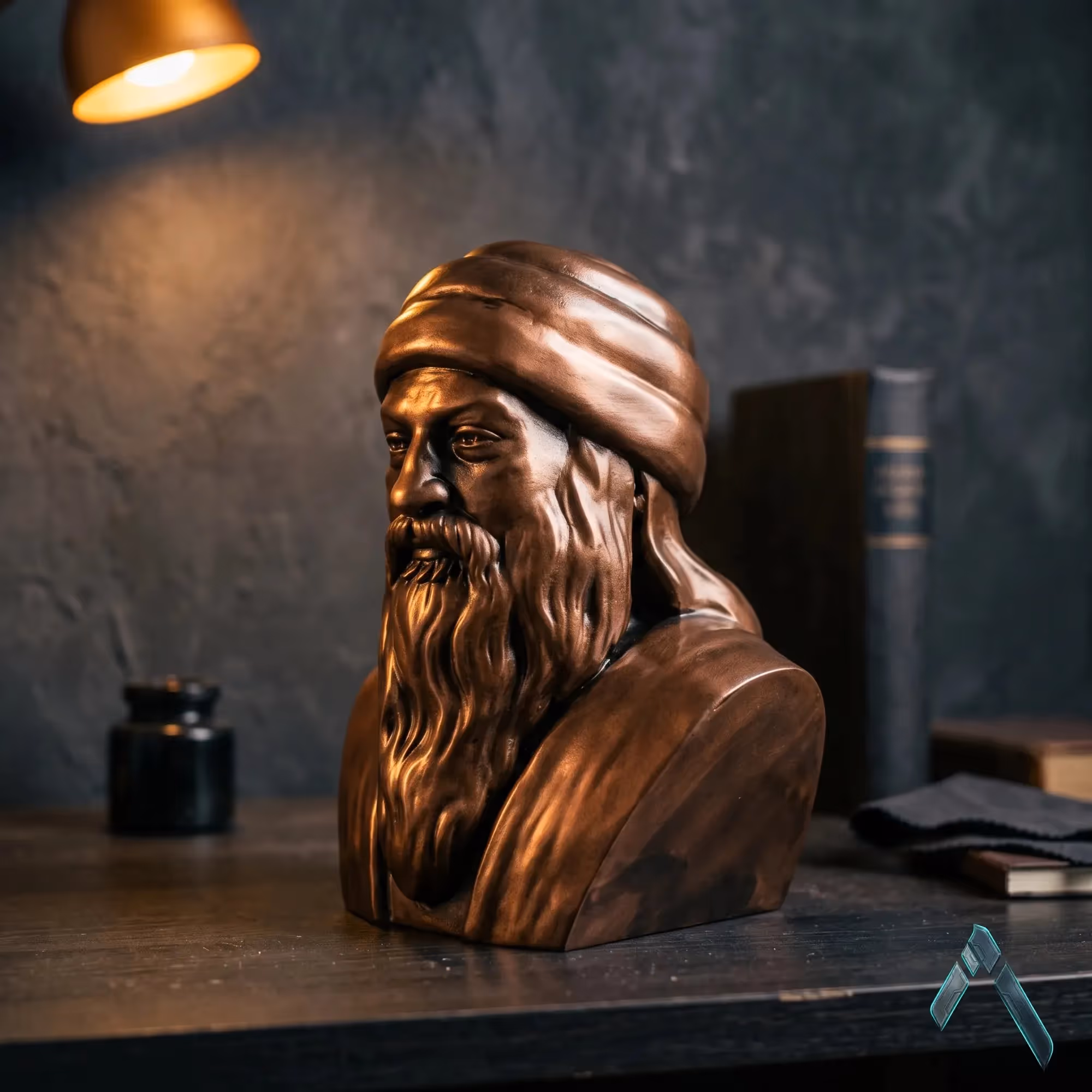Osho Bust Sculpture image 2