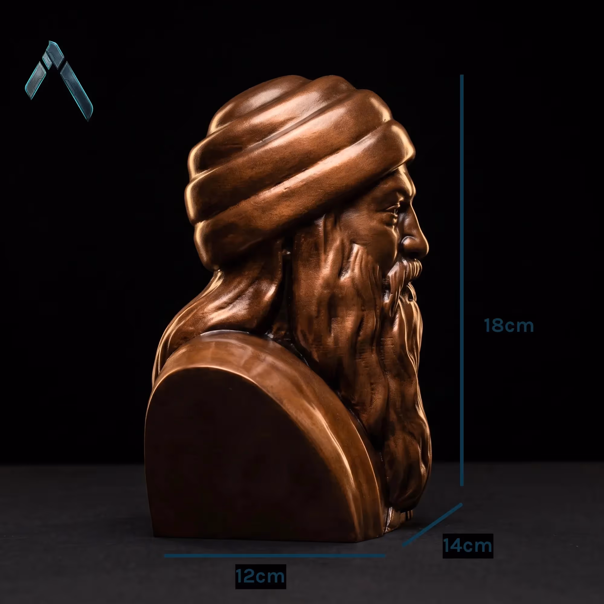 Osho Bust Sculpture image 3