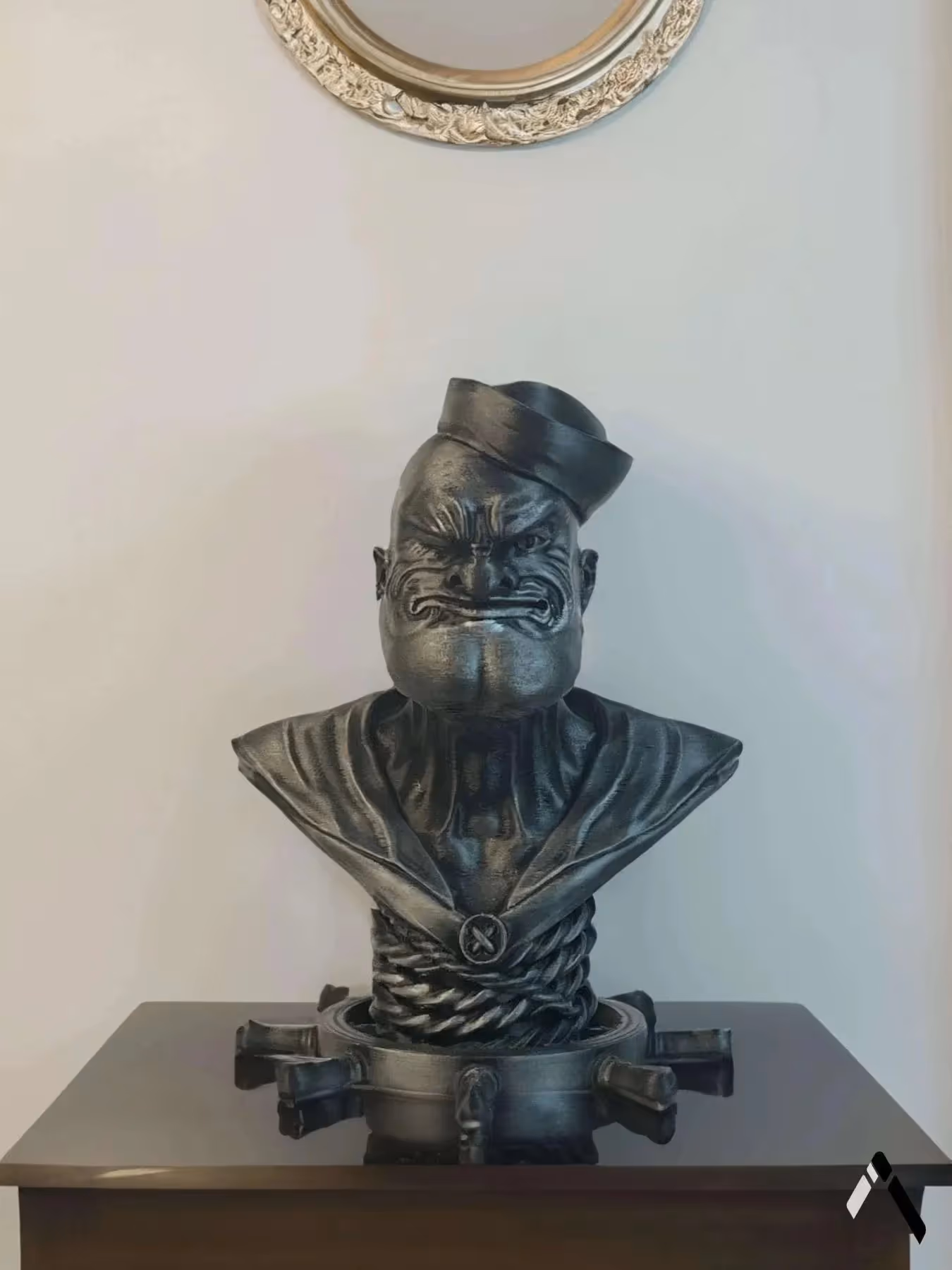 Popeye Sailor Bust Sculpture  image 1