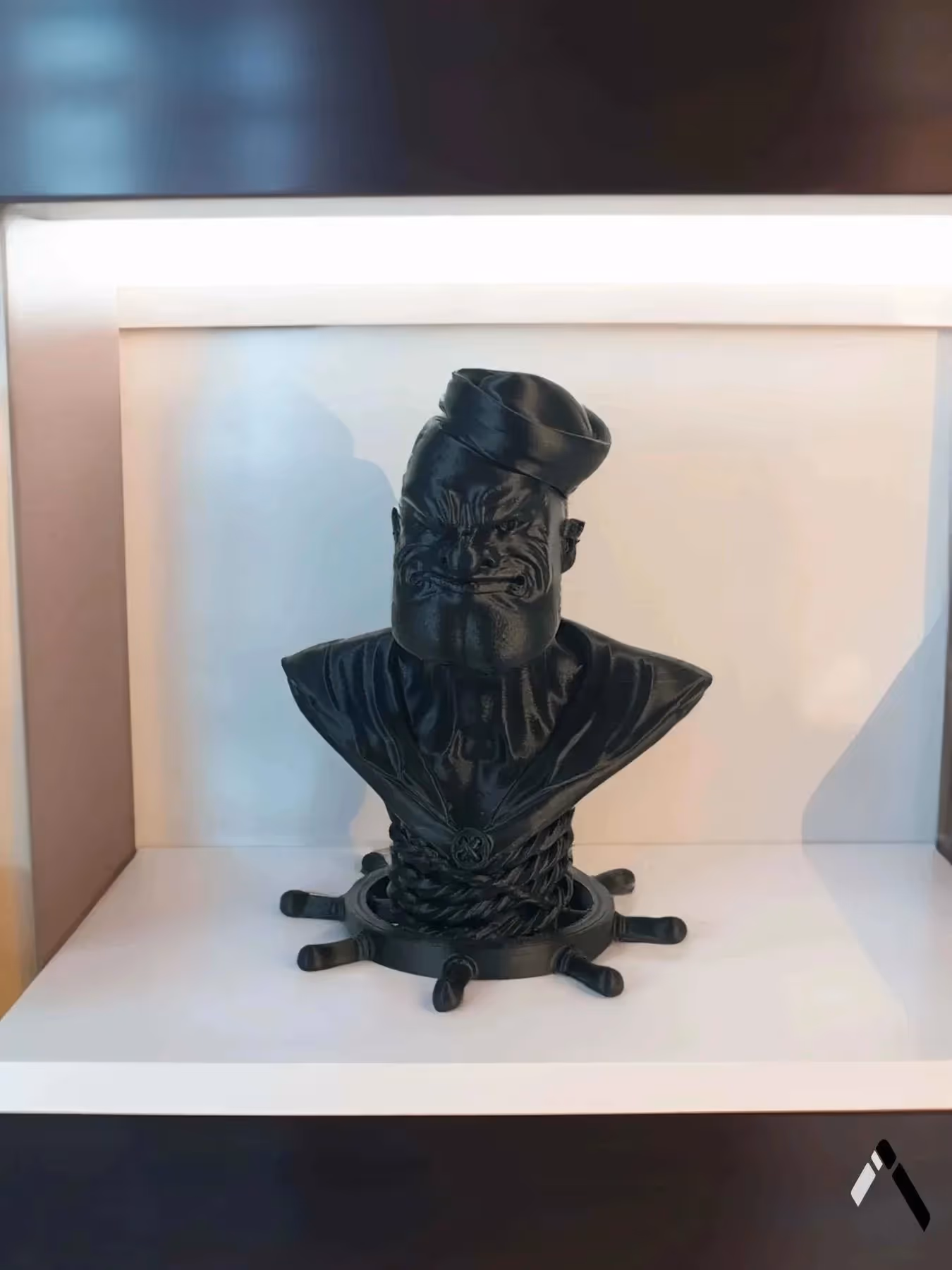 Popeye Sailor Bust Sculpture  image 2
