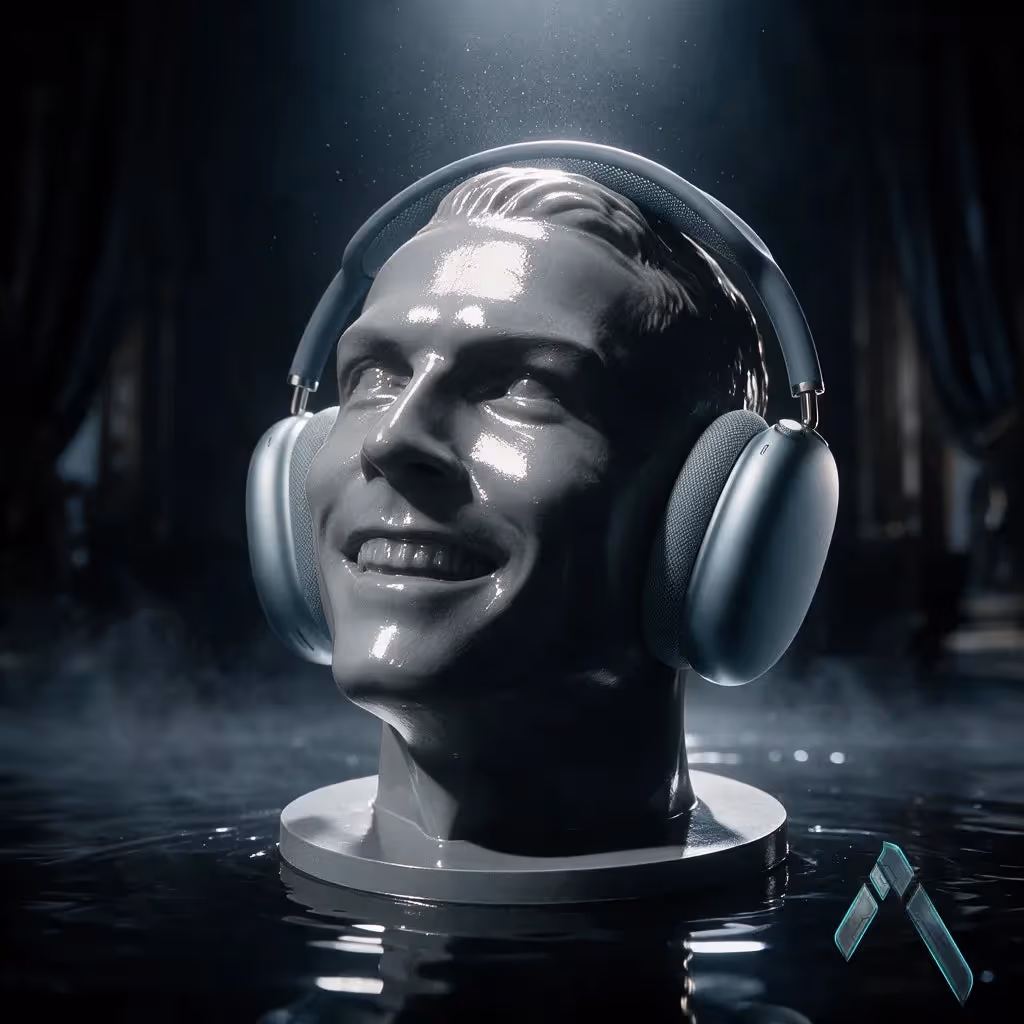 Ronaldo Head Headphone Stand  image 1