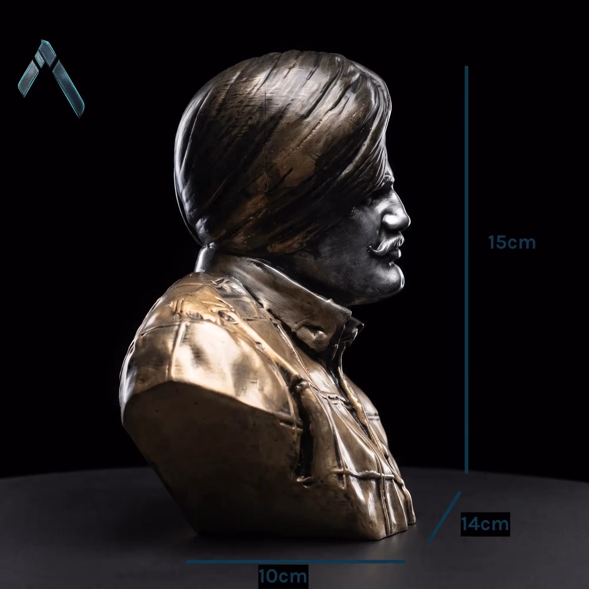 Sidhu Moosewala Bust Sculpture image 4