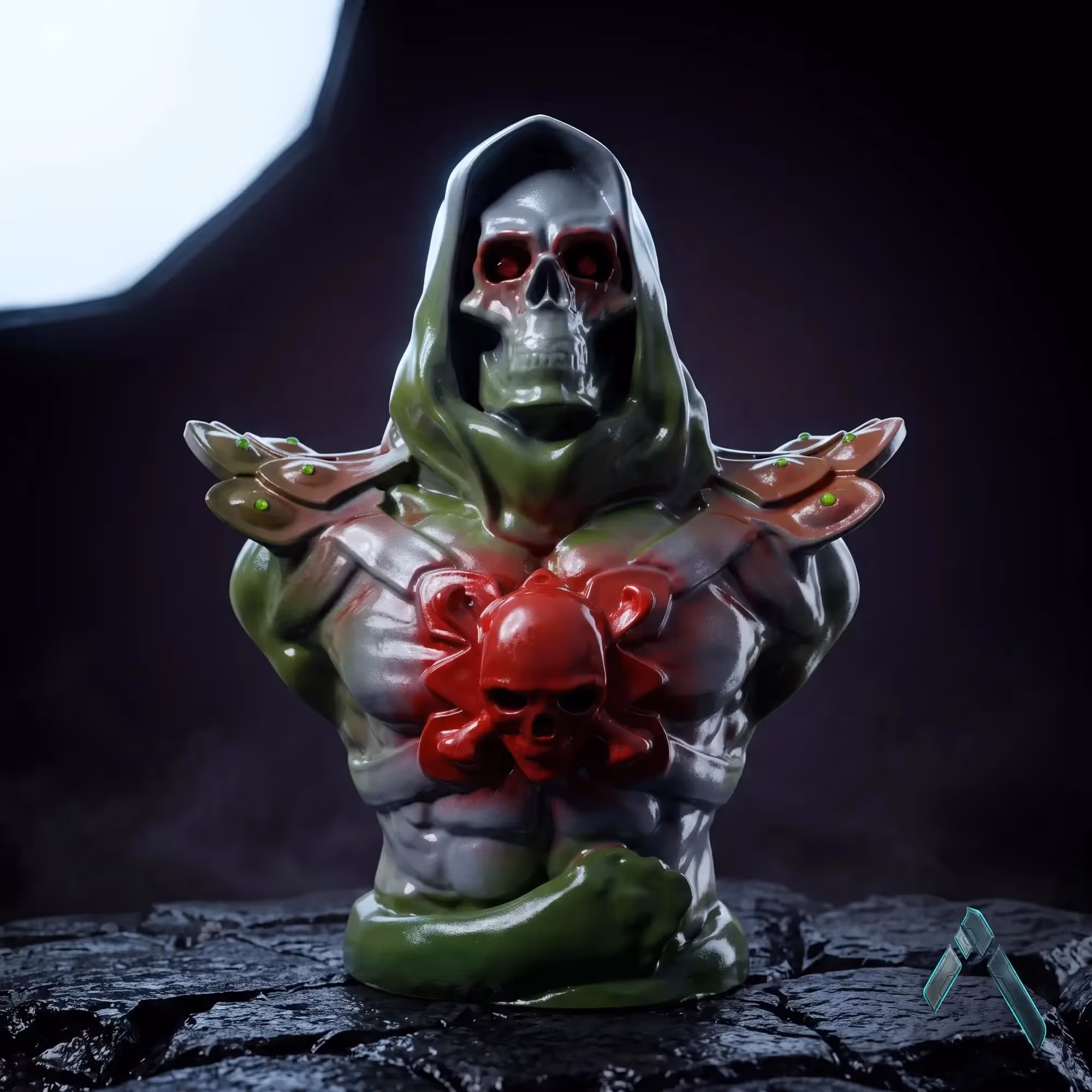 Skeletor Masters Of The Universe Bust Sculpture image 2