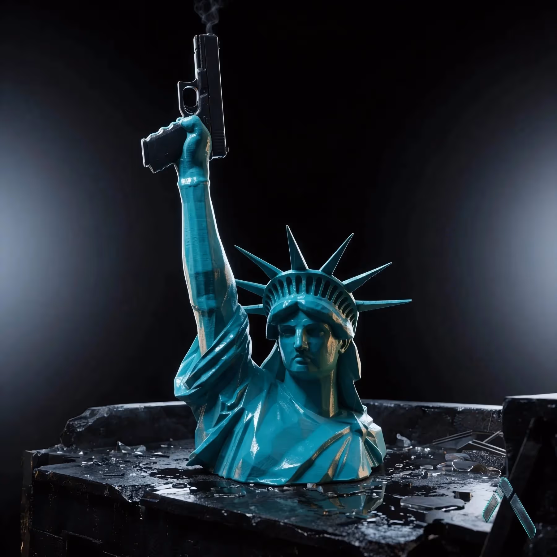 Statue Of Liberty Remix Sculpture  image 1