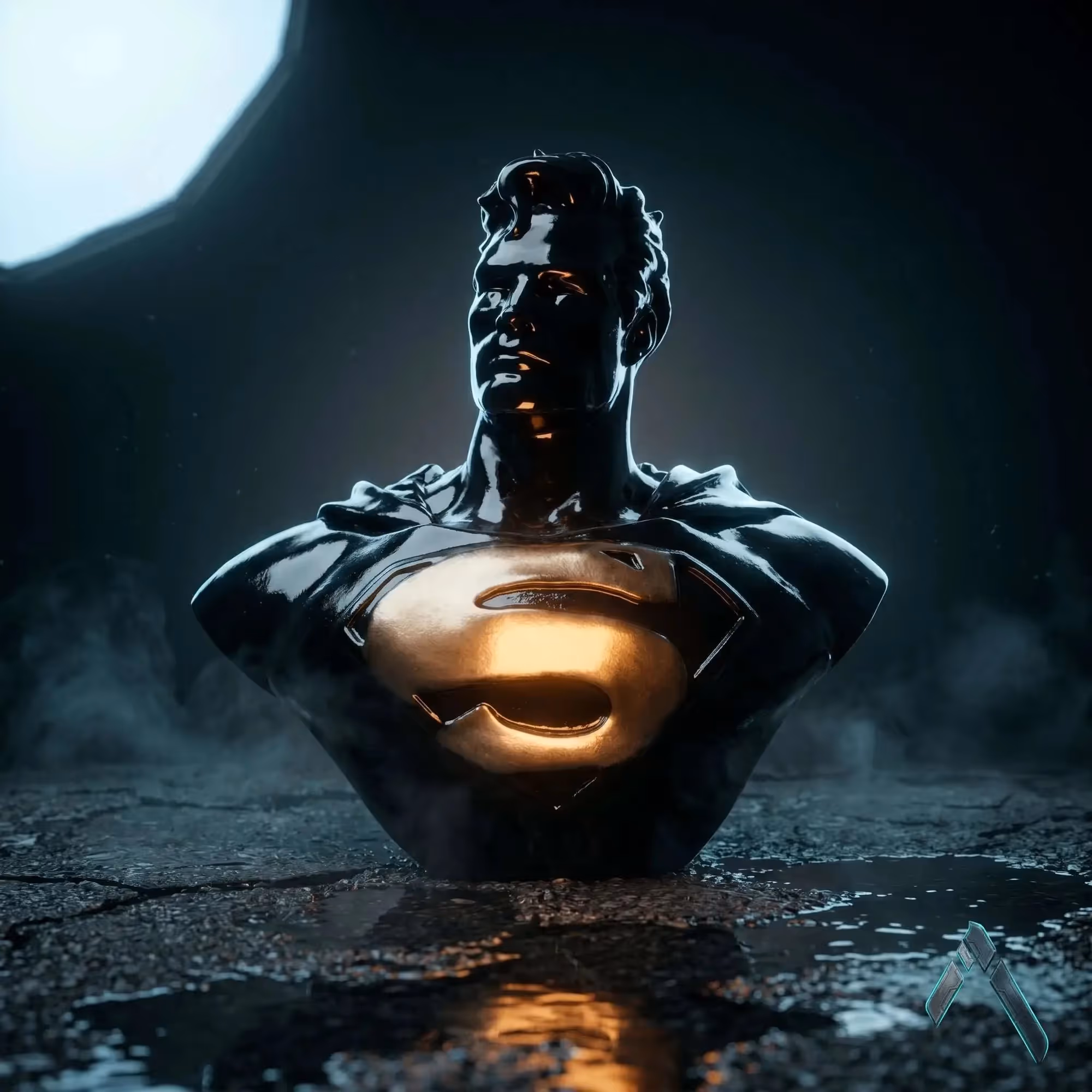 Superman Bust Sculpture  image 1
