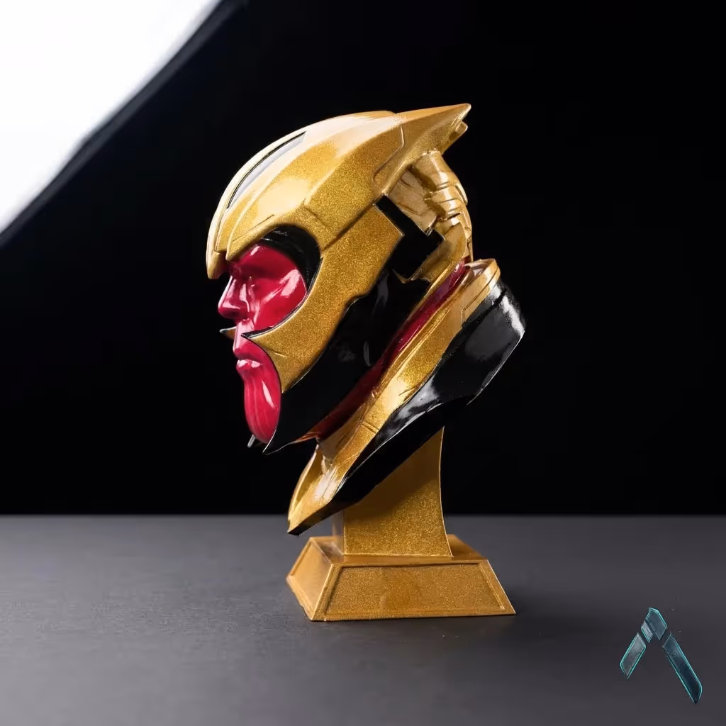 Thanos Helmet Bust Sculpture image 3