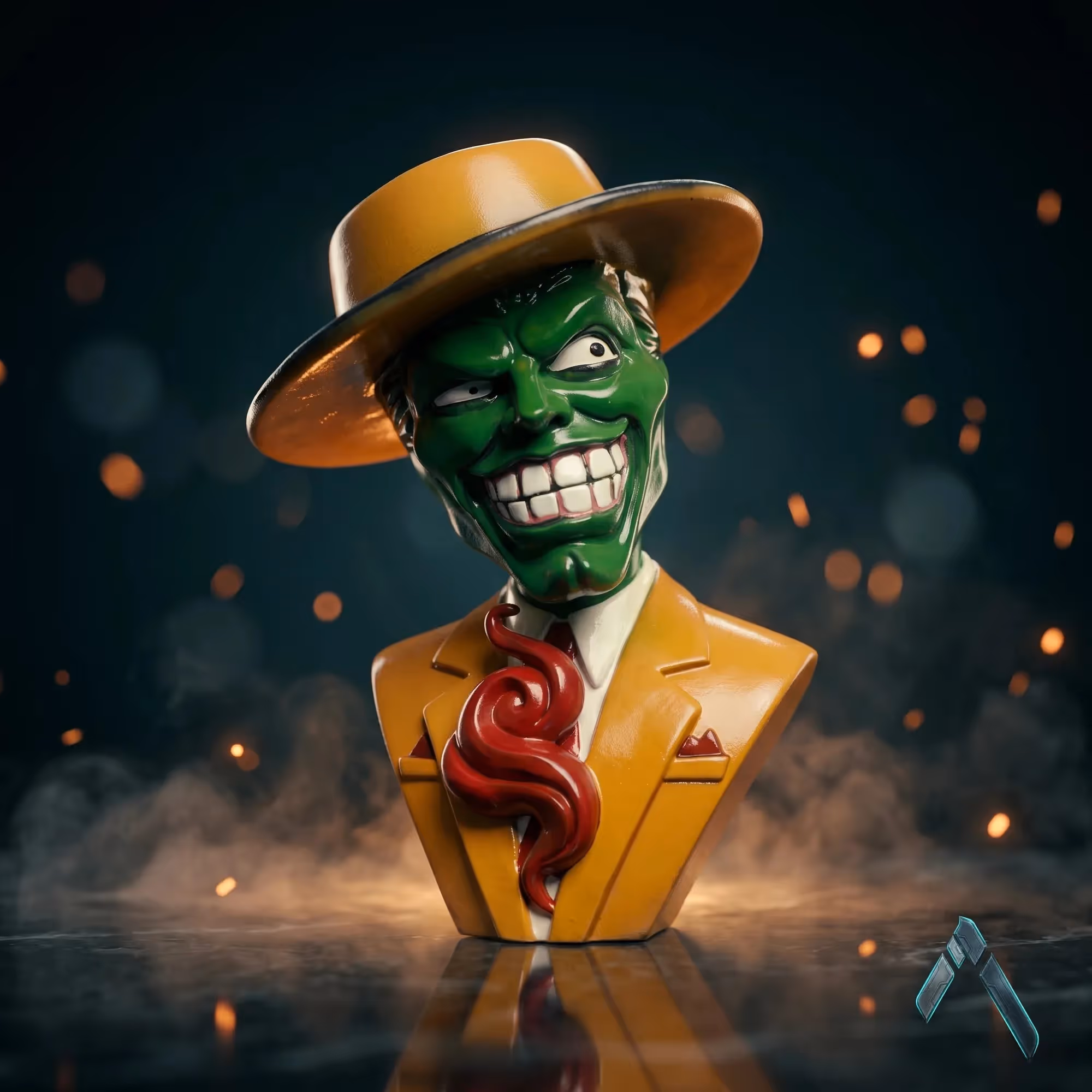 The Mask Bust Sculpture image 1