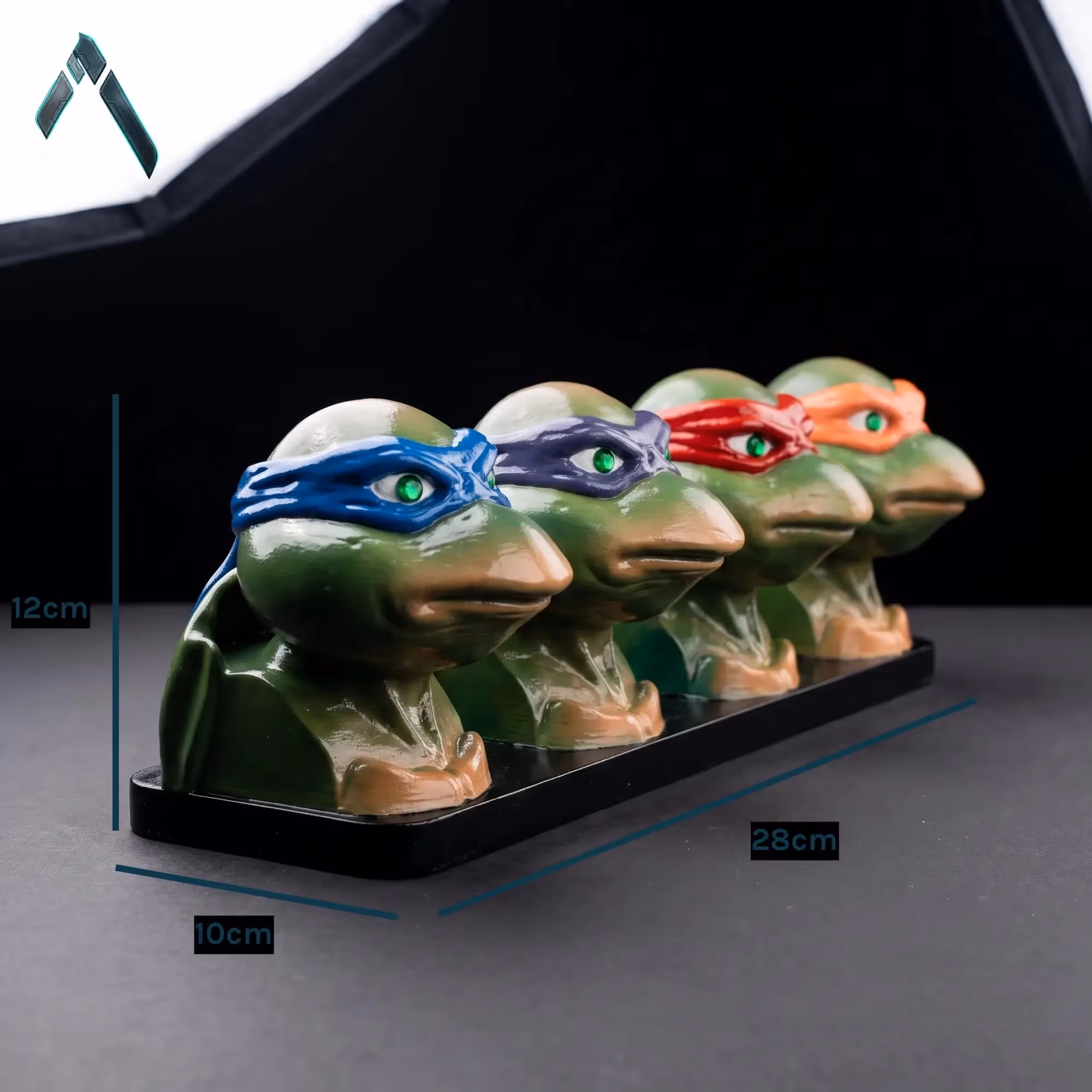 TMNT Teenage Mutant Ninja Turtles Head Bust Set image 4