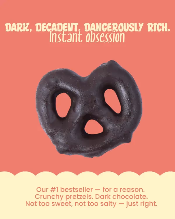 Atom Eats Dark Choco Pretzels (30G PACK) - photo 6 of 8