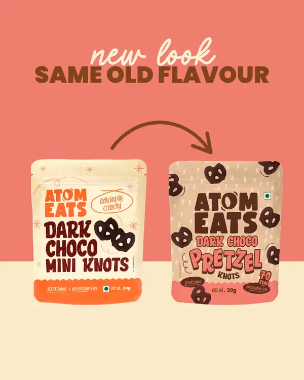 Atom Eats Dark Choco Pretzels (30G PACK) - photo 2 of 8