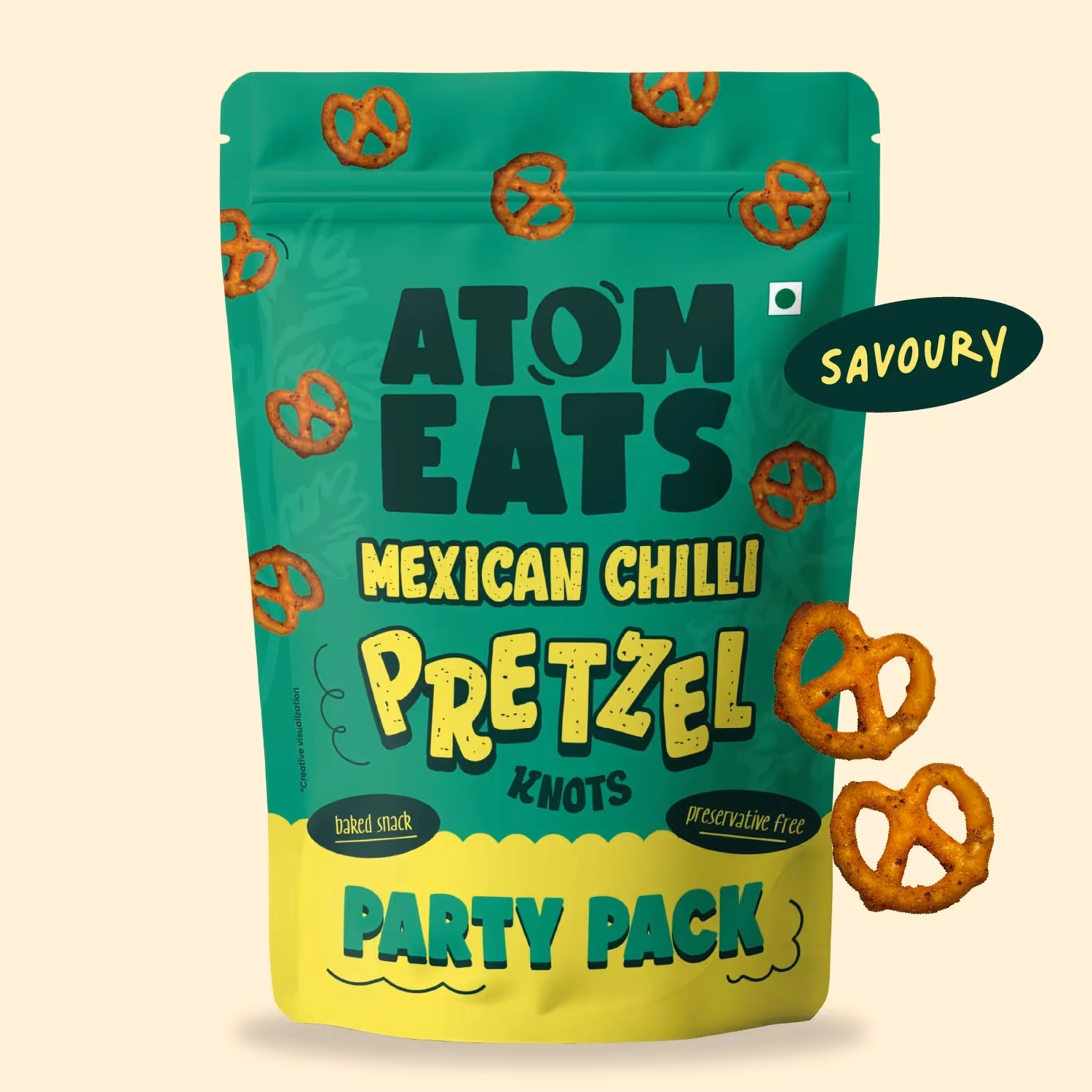 Atom Eats Mexican Chilli Pretzels Party Pack - photo 1 of 7