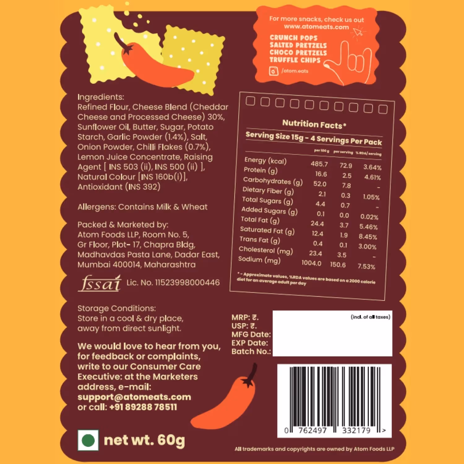 Chilli Cheddar Crackers image 5