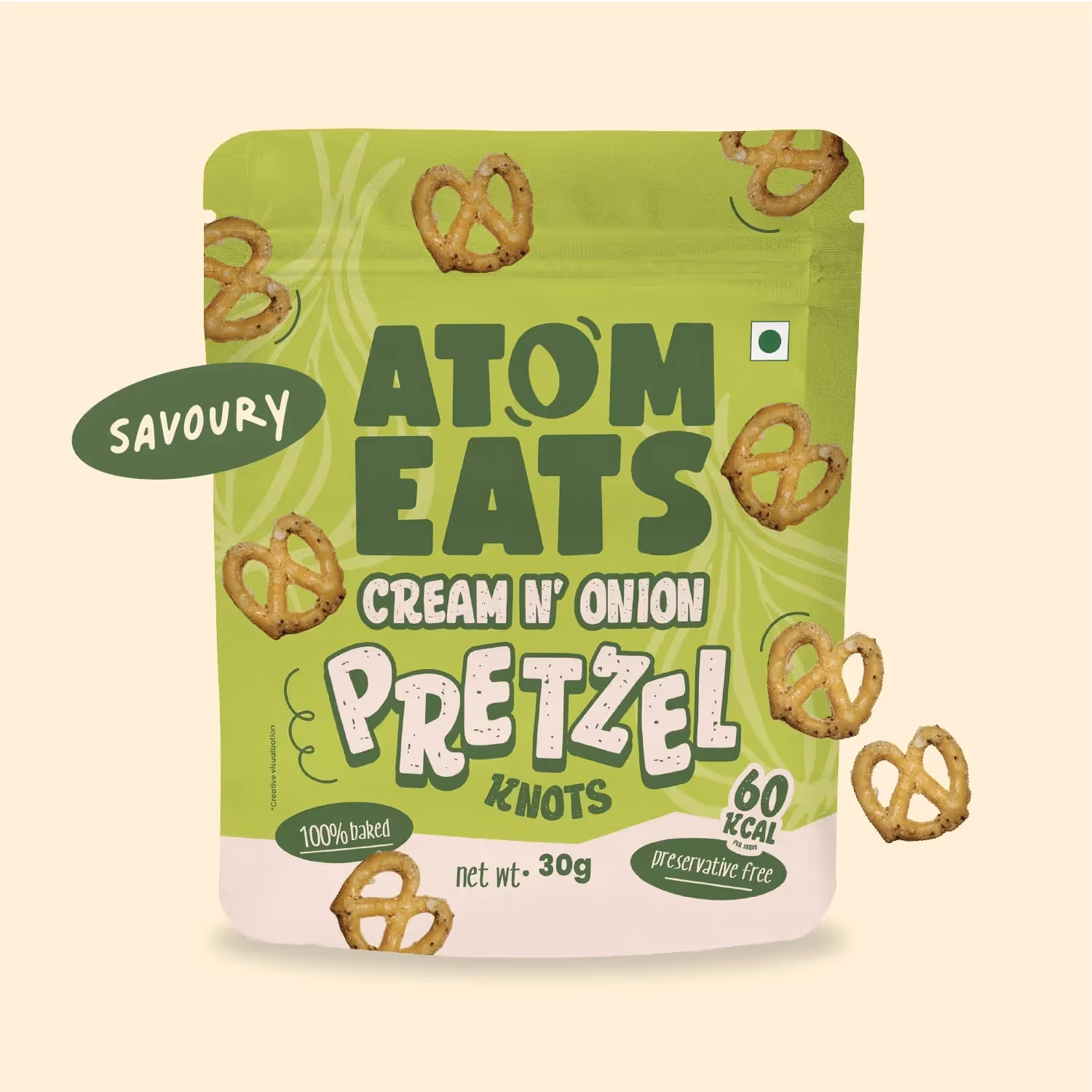Cream N' Onion Pretzels  image 1