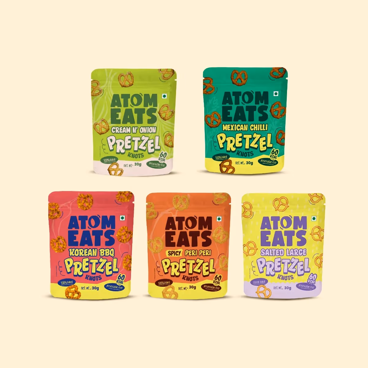 Spicy Pretzels Variety Pack image 2