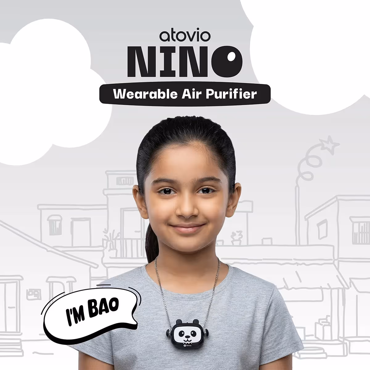 Nino Wearable Air Purifier for Kids  image 1