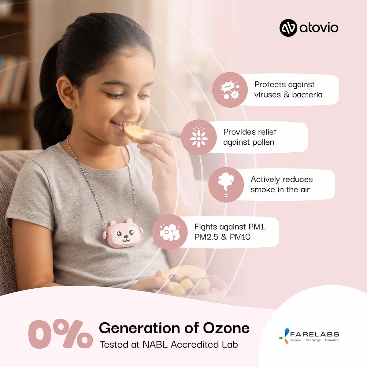 Nino Wearable Air Purifier for Kids image 13