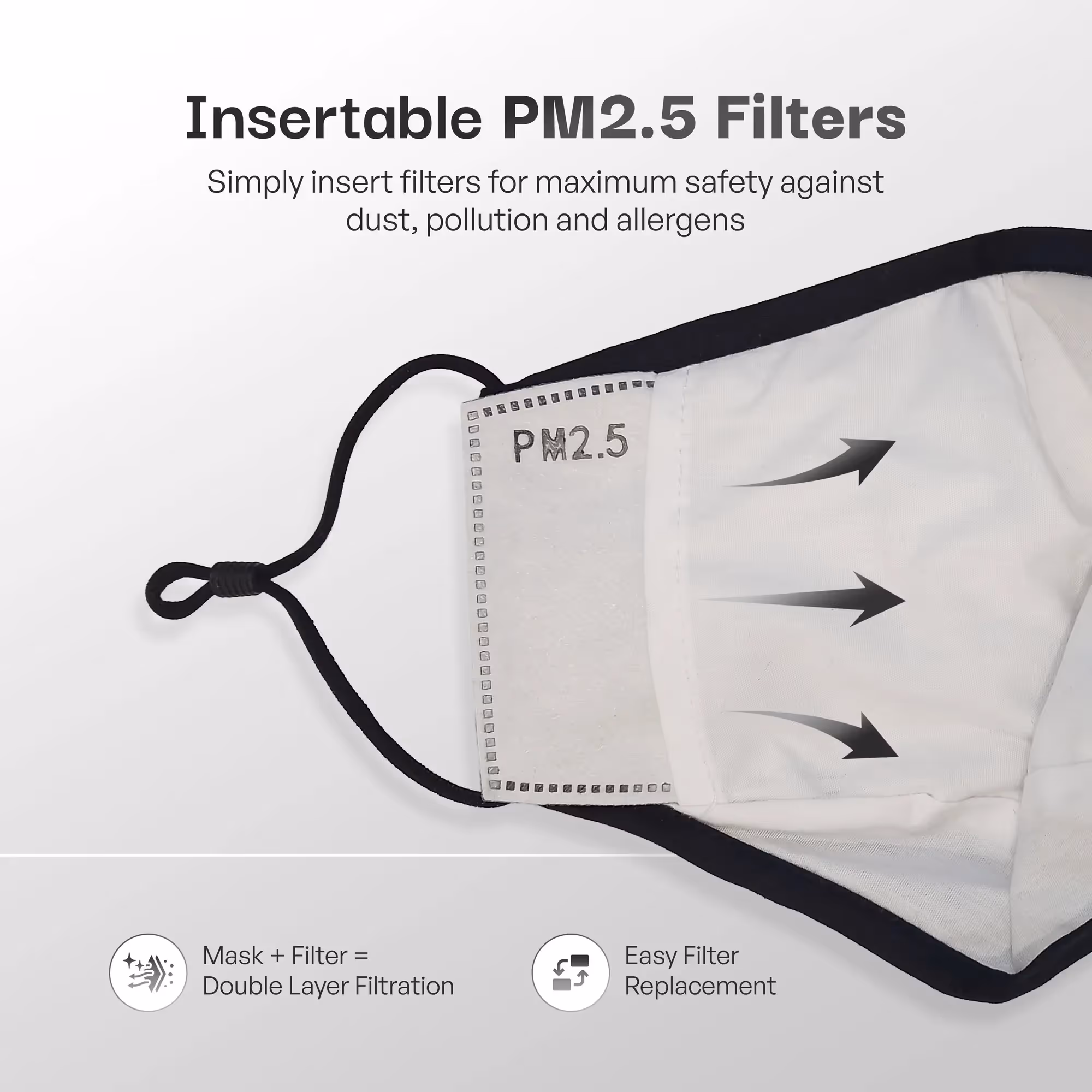 Pebble and N99 Mask Dual Protection System  image 12