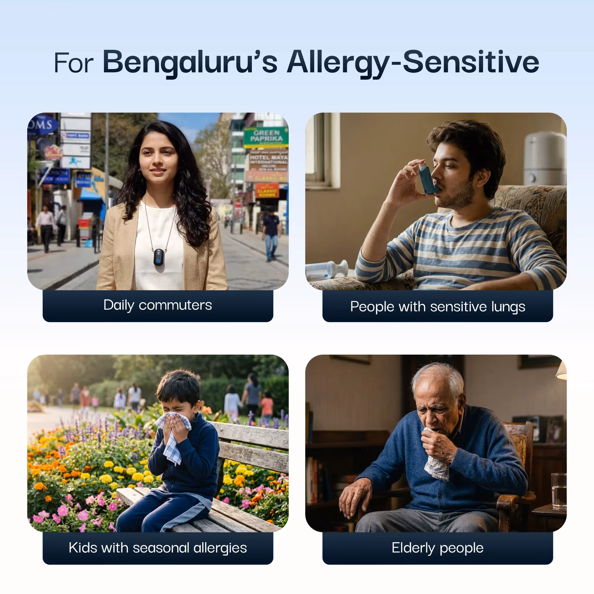 Pebble Wearable Air Purifier  image 3