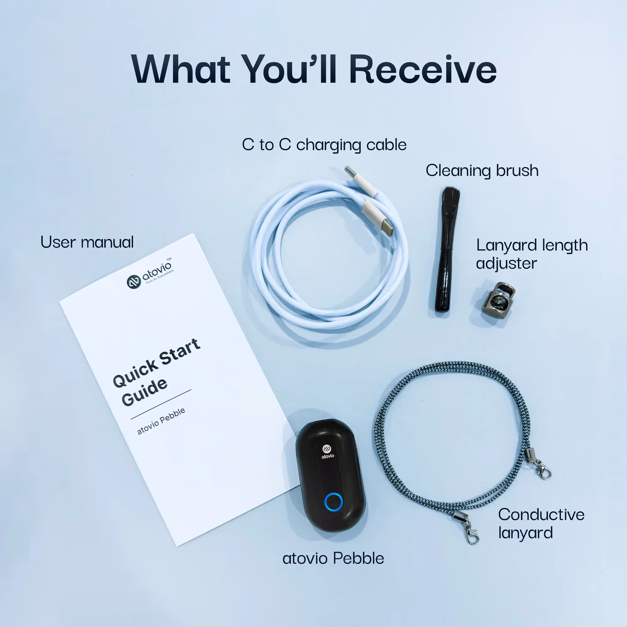 Pebble Wearable Air Purifier  image 6