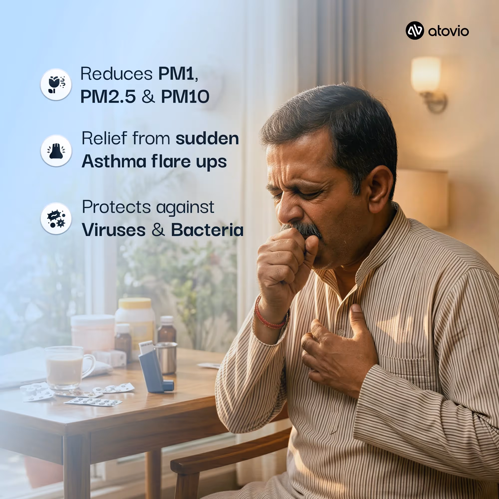 Pebble Wearable Air Purifier image 1