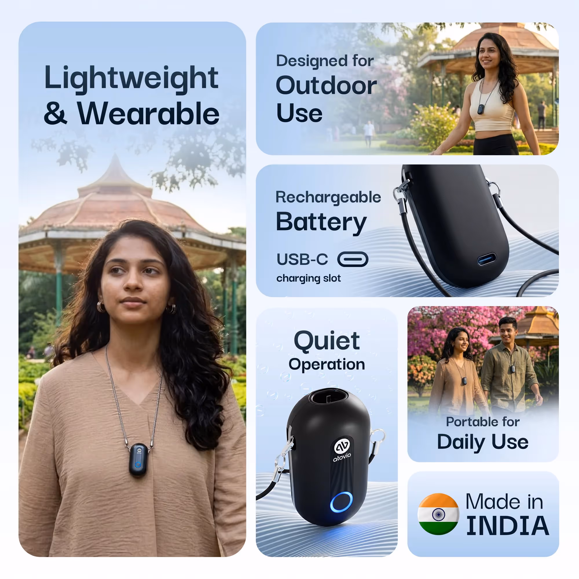 Pebble Wearable Air Purifier  image 4