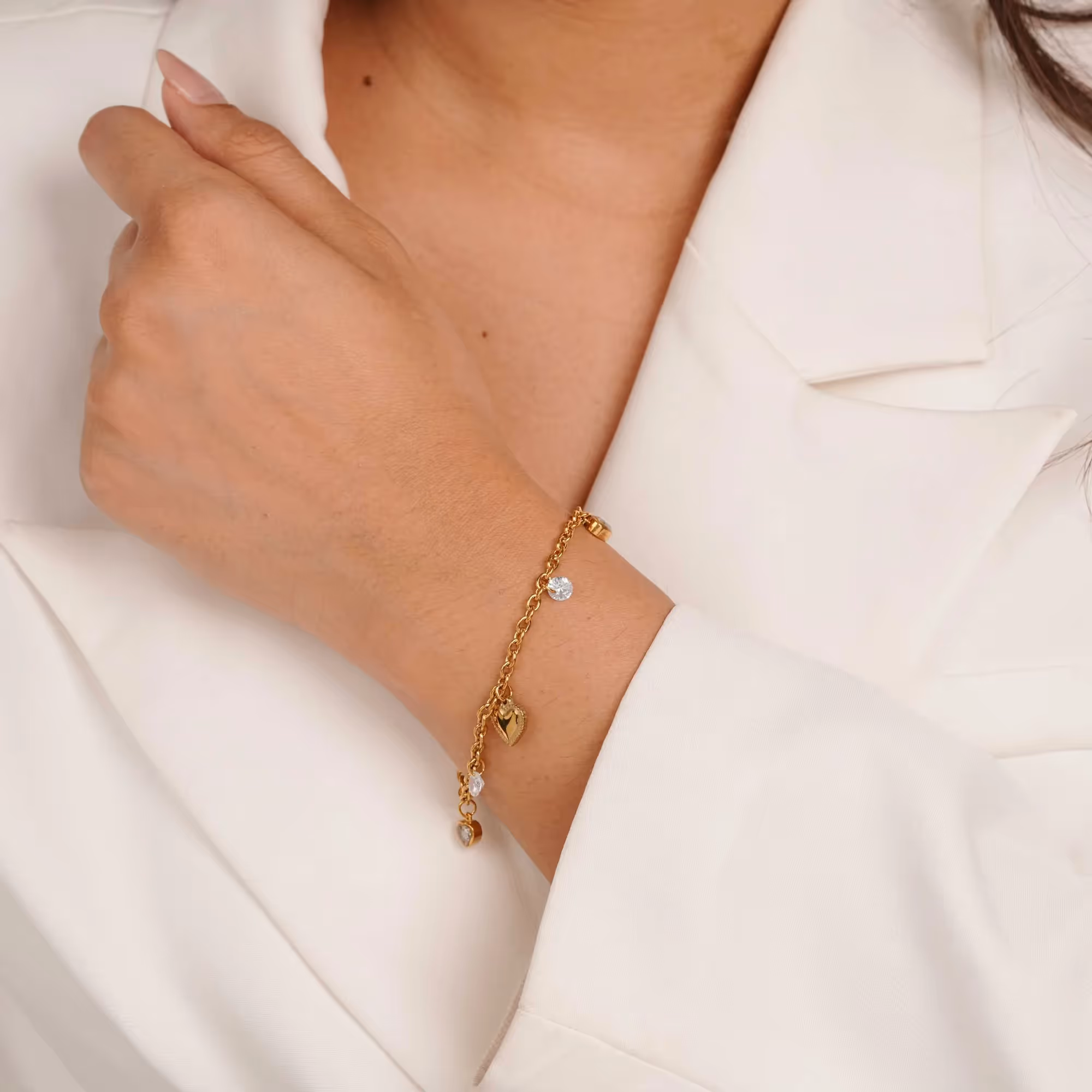 Amora Crystal Link Bracelet  image 3
