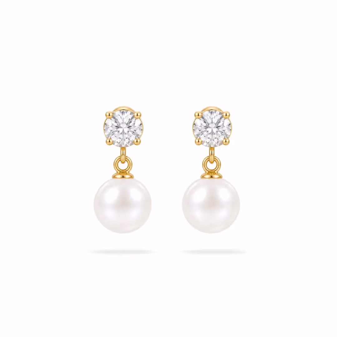 Aurora Pearl Earrings image 1