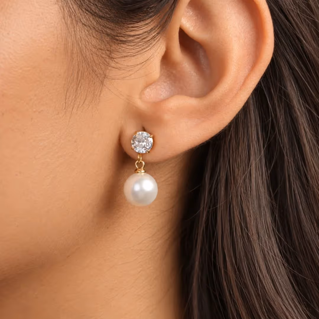 Aurora Pearl Earrings  image 2