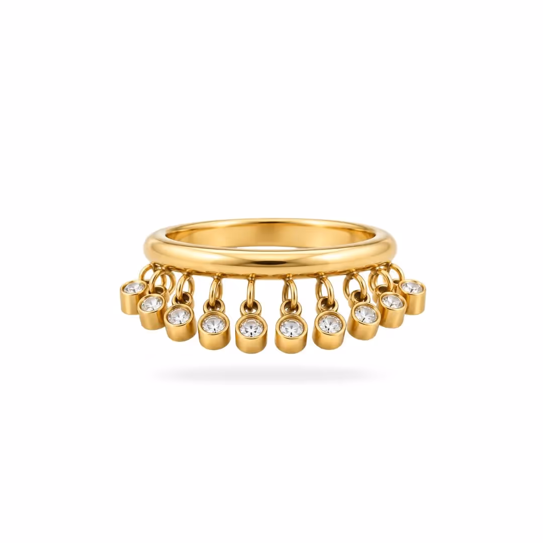 Charm Drop Ring  image 1