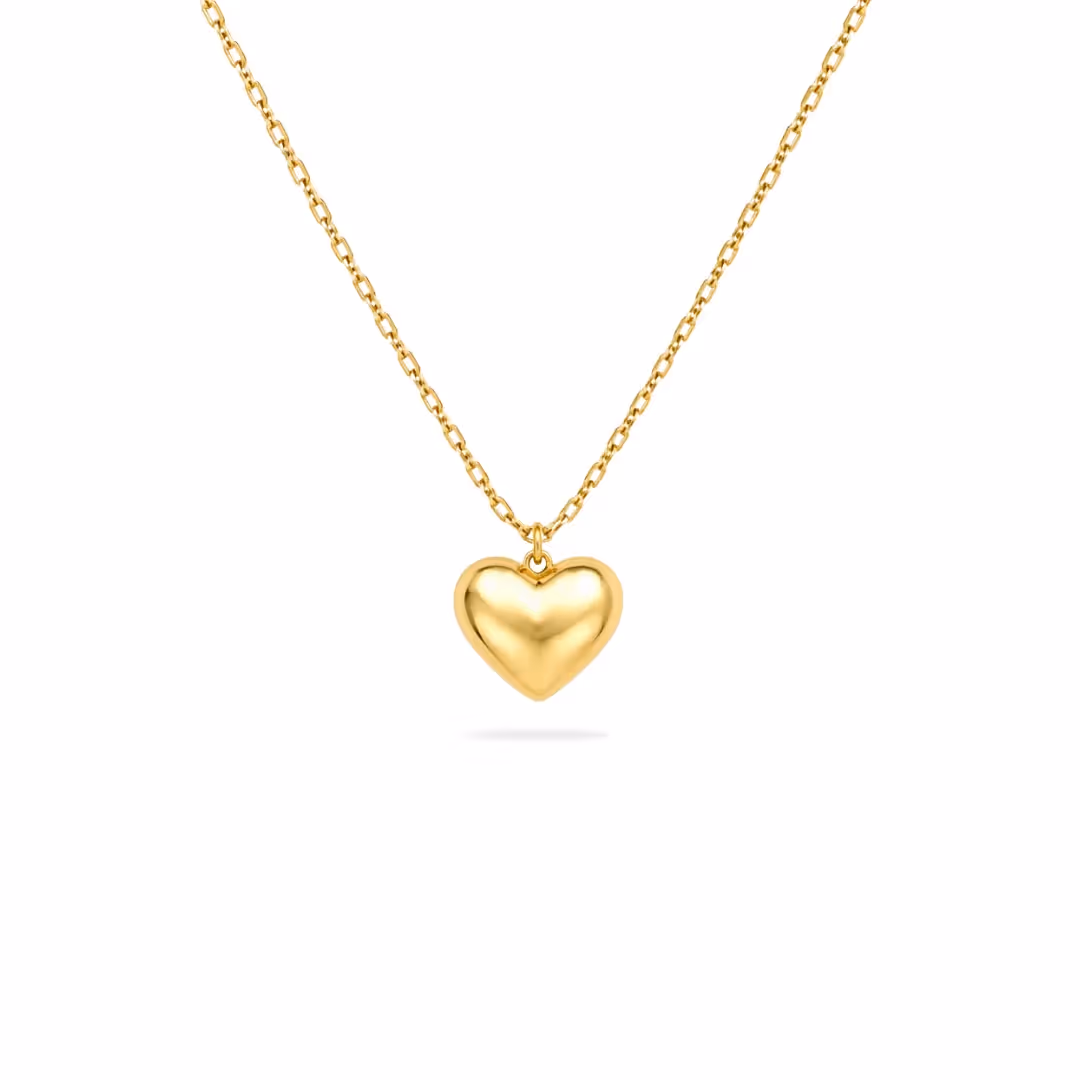 Chunky Heart Necklace image 1