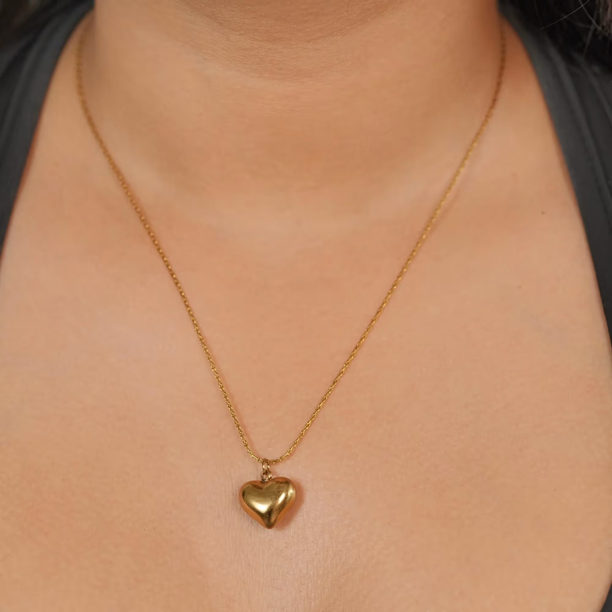 Chunky Heart Necklace image 2