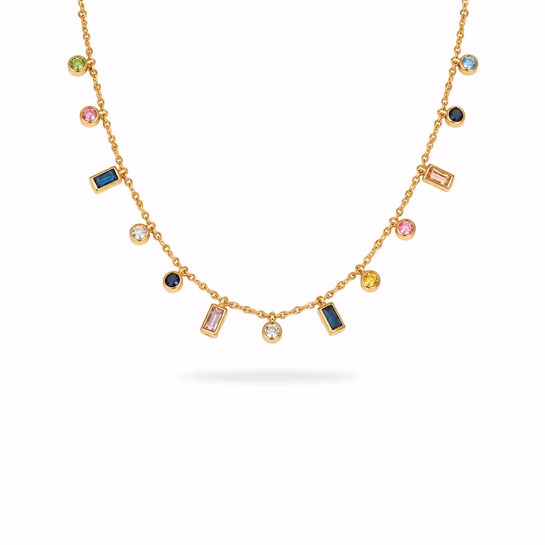 Colorful Stones Necklace  image 1
