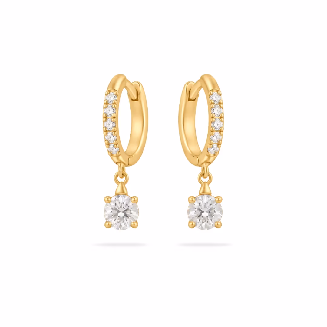 Dainty Drop Earrings  image 1