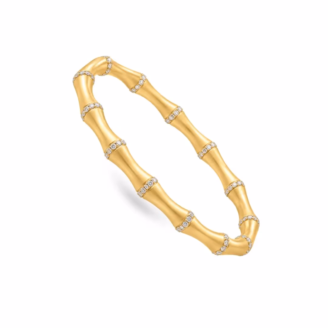Diamond Segment Bangle image 1