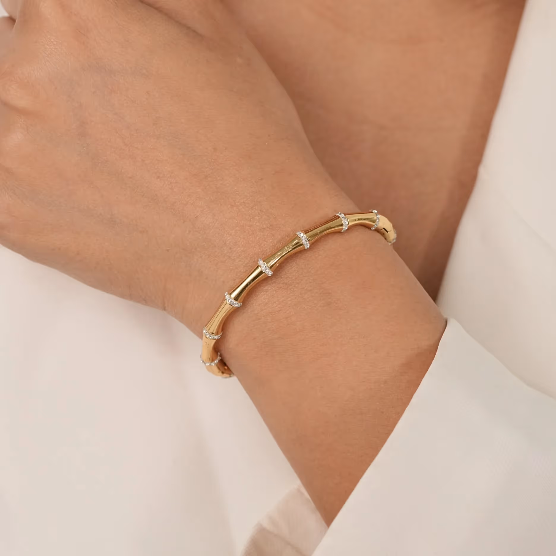 Diamond Segment Bangle image 4