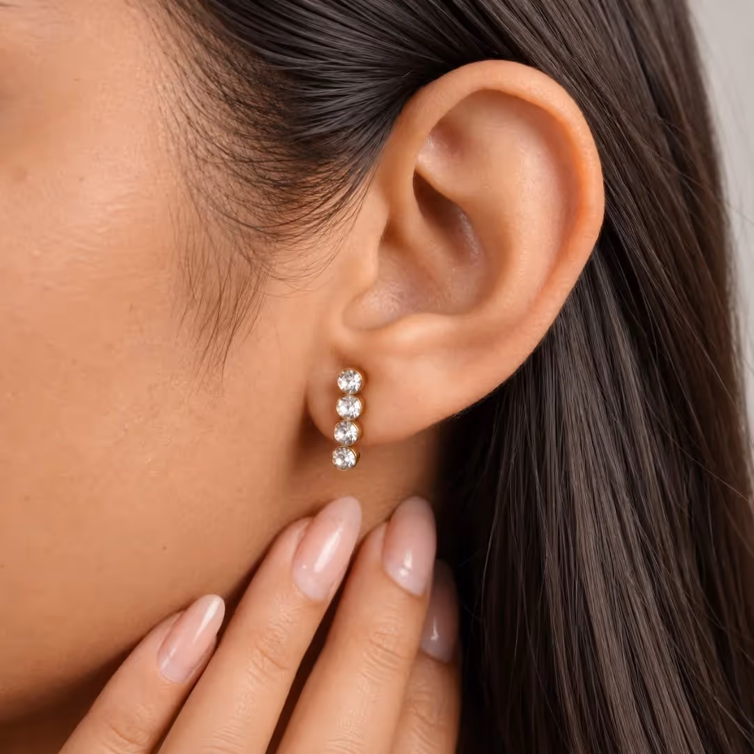 Drop Bar Earrings image 2