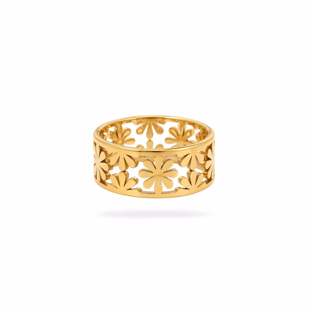 Floral Band Ring image 1