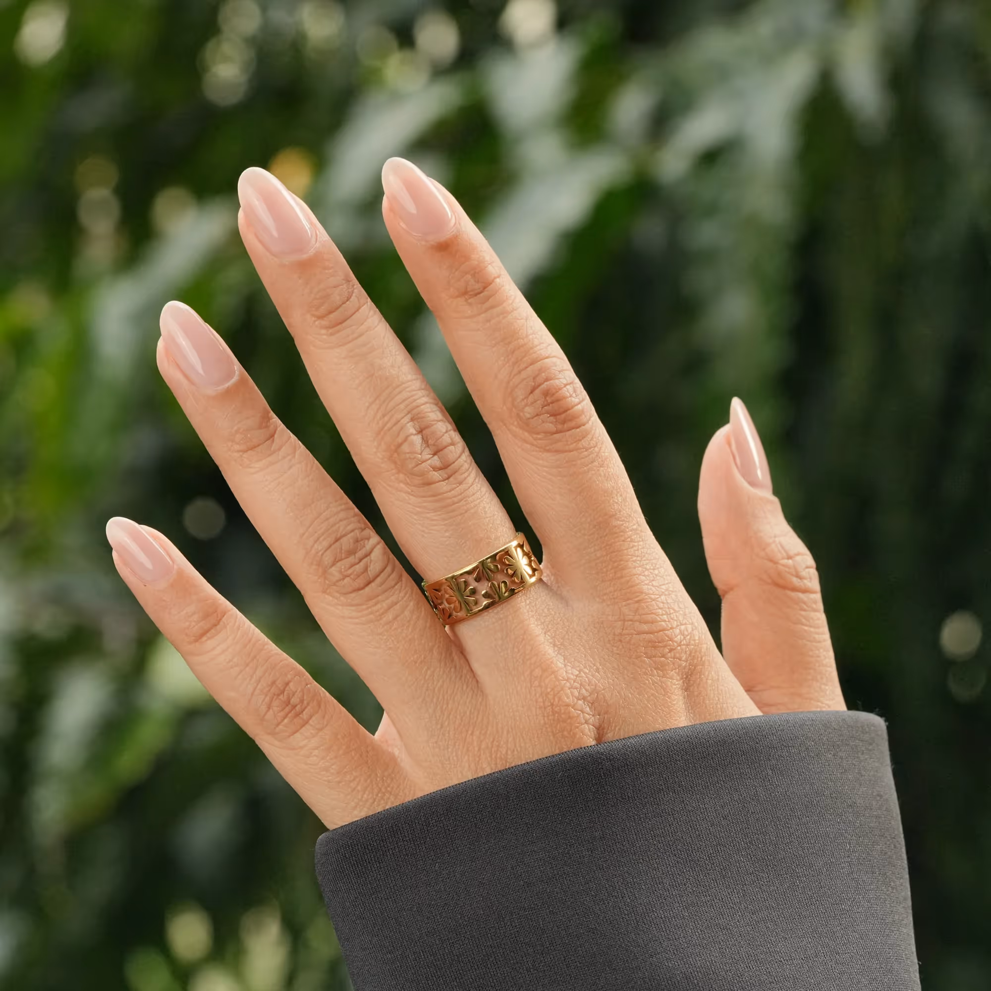 Floral Band Ring image 3