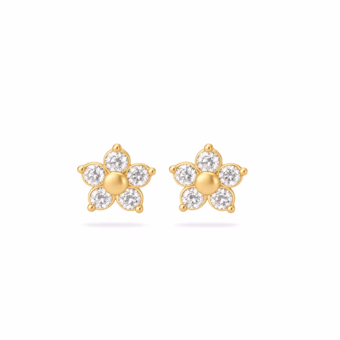 Floral Studs image 1