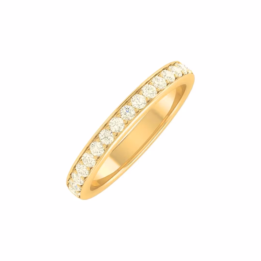 Half Pave Ring  image 1